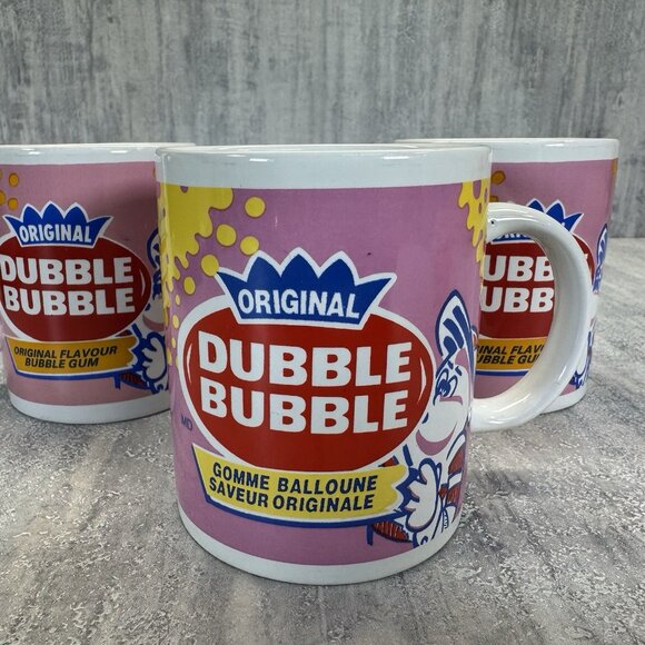 VINTAGE UNIQUE 10 oz Dubble Bubble Mug AMERICA'S ORIGINAL Bubble Gum - Picture 3 of 9